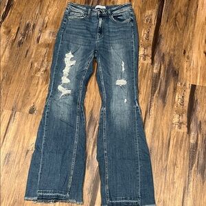 Flying monkey Light Wash Distressed Women's Jeans